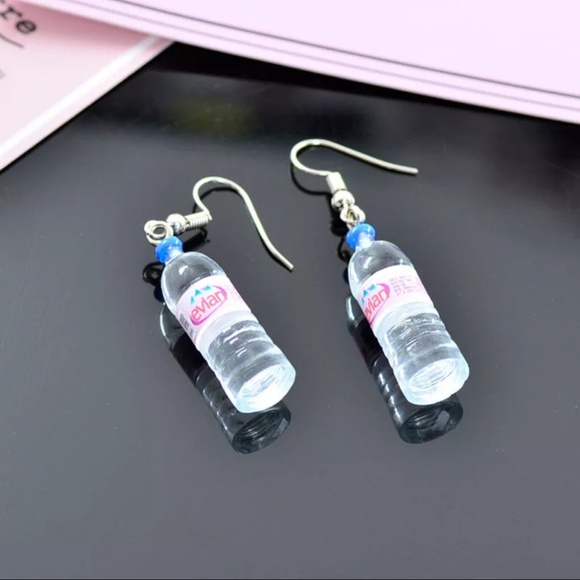 Jewelry - Mineral Water Bottle Dangle Earrings